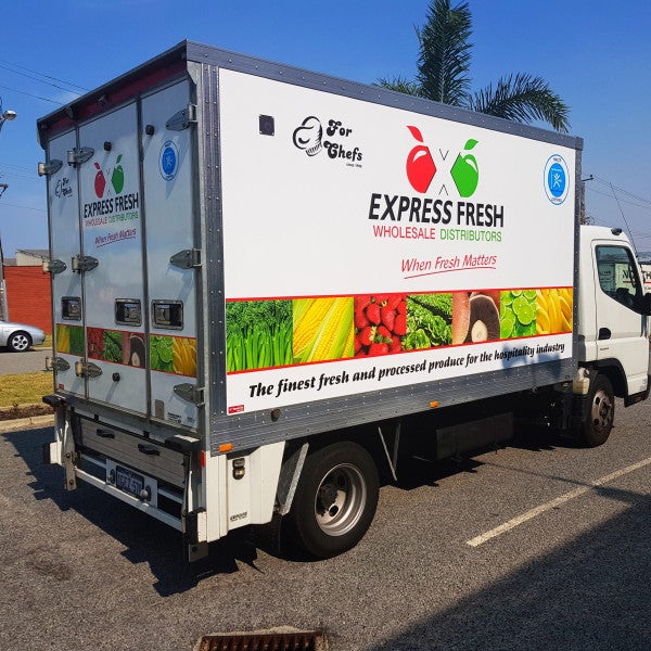 Express Fresh Truck Fleet Wrap