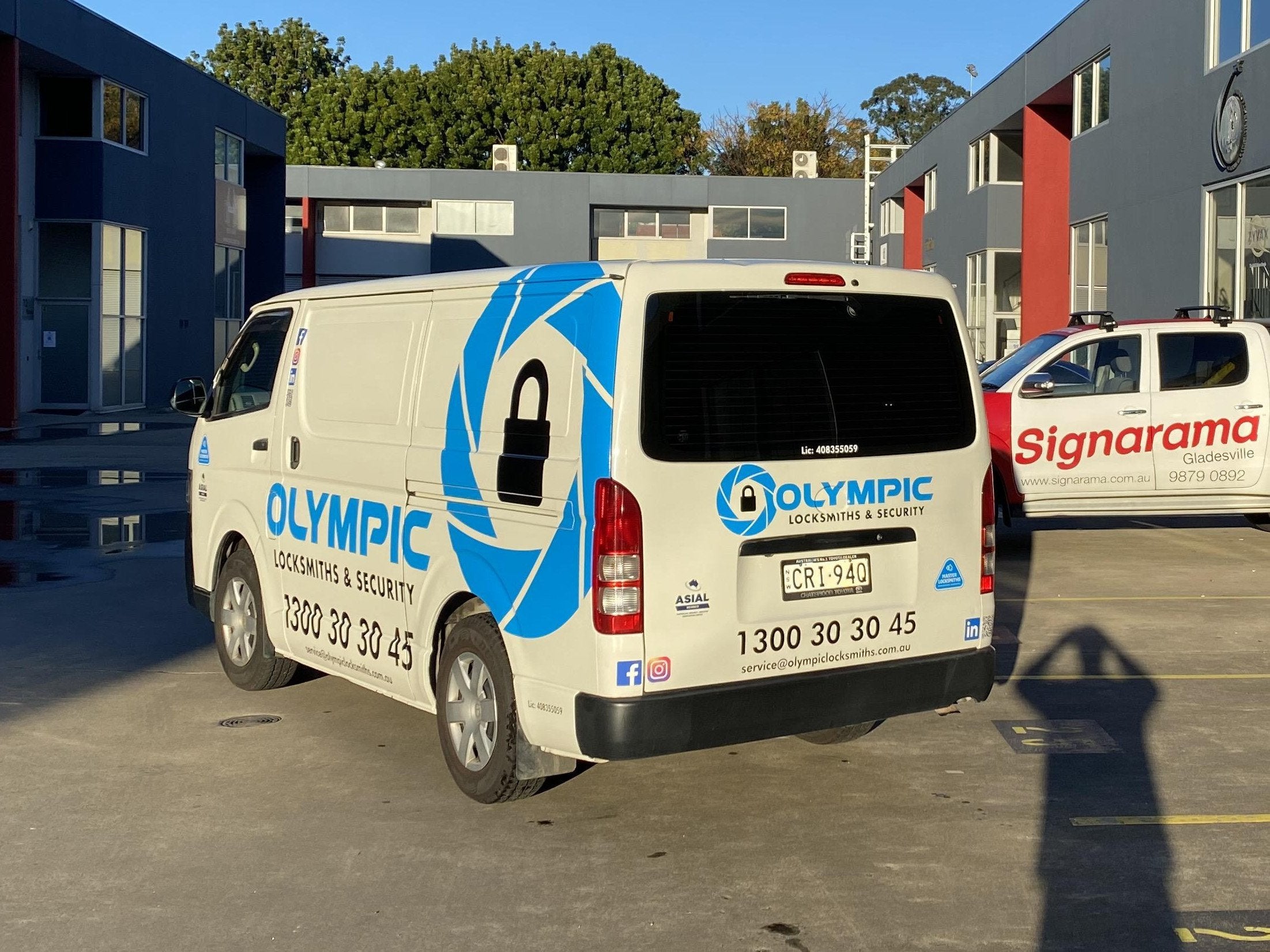 Olympic Locksmiths - Van Wrap