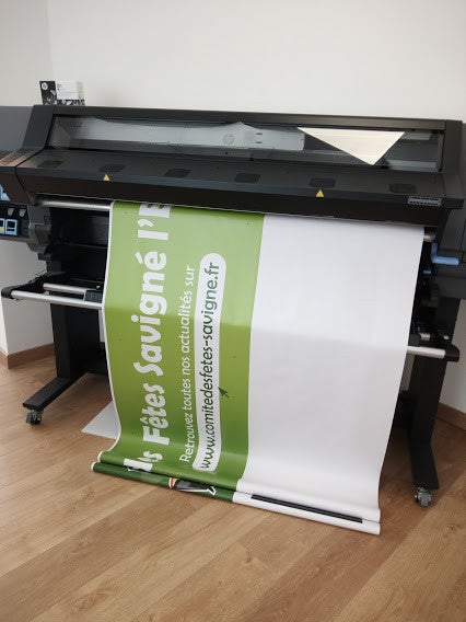#impression#bâche#comitédesfêtes#animation#foire#signarama#lemans