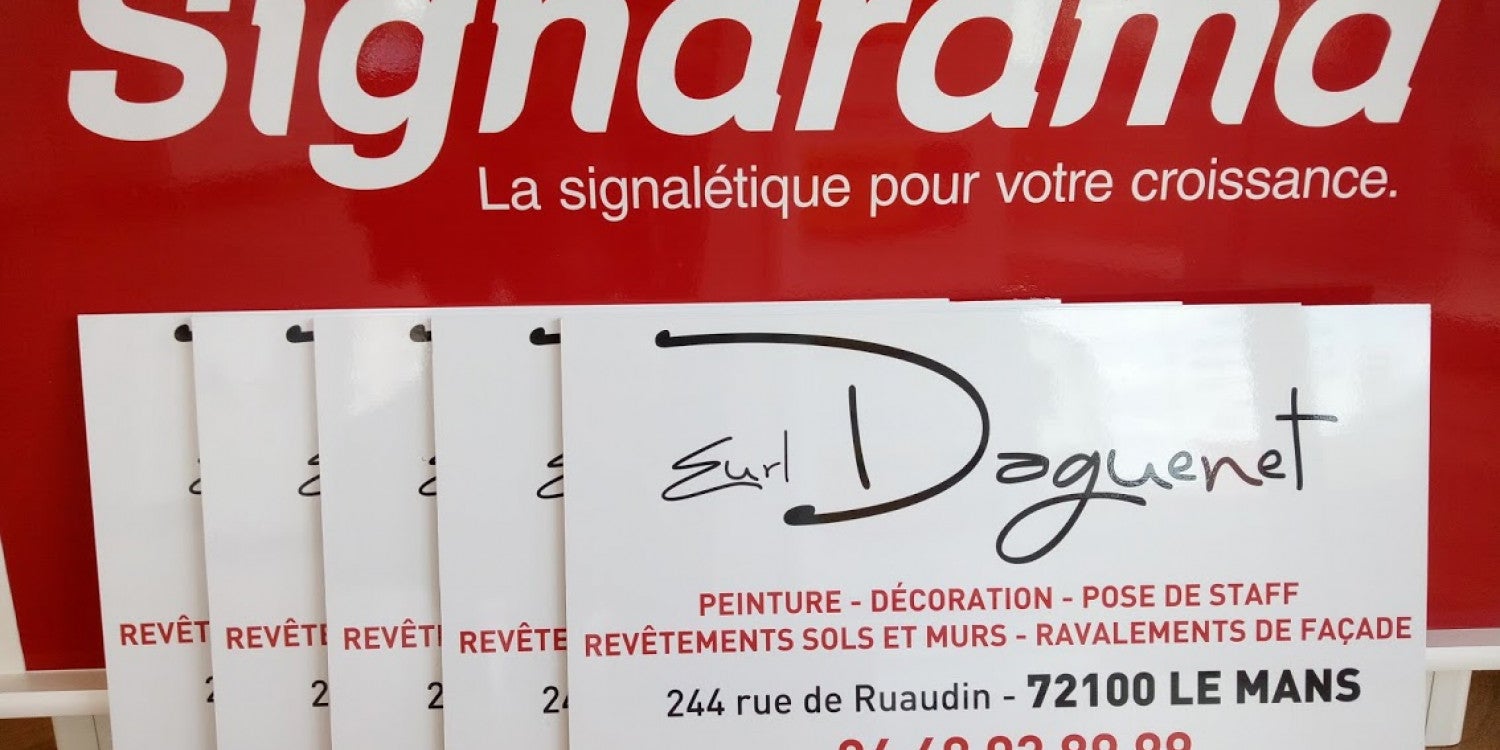 Panneaux de chantier