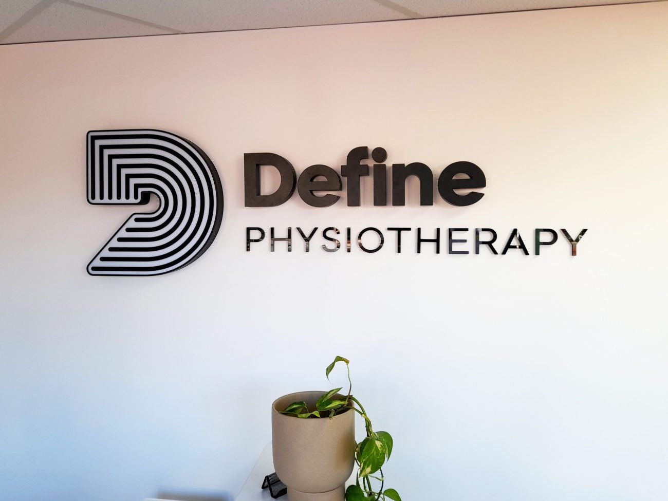 Define Physio Building Signage