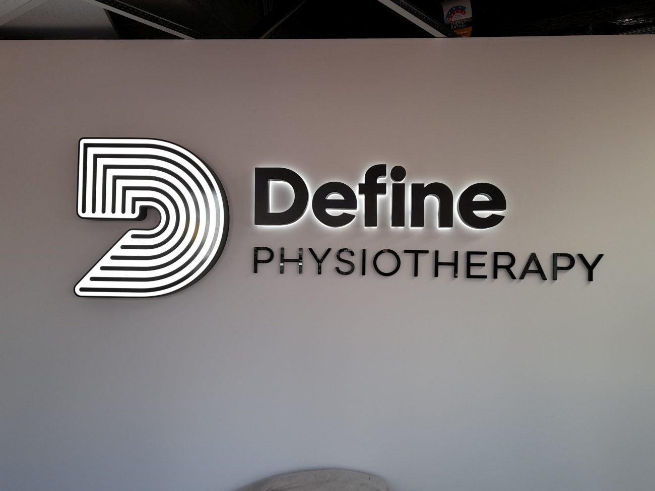 Define Physio Building Signage