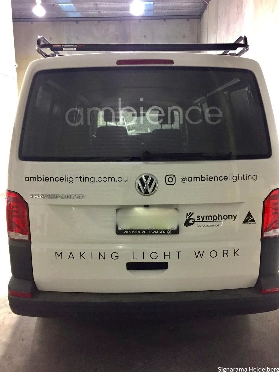 Vehicle Lettering - Ambience - Bundoora.