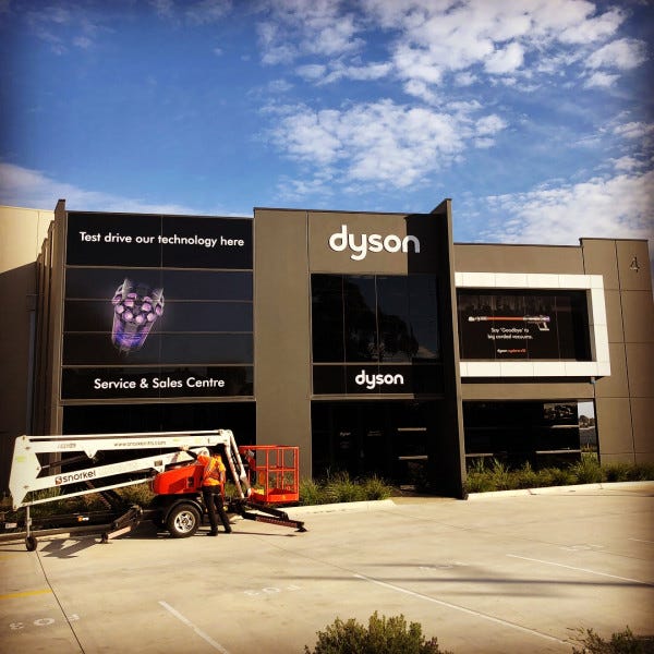 ONEWAY VISION at dyson service centre