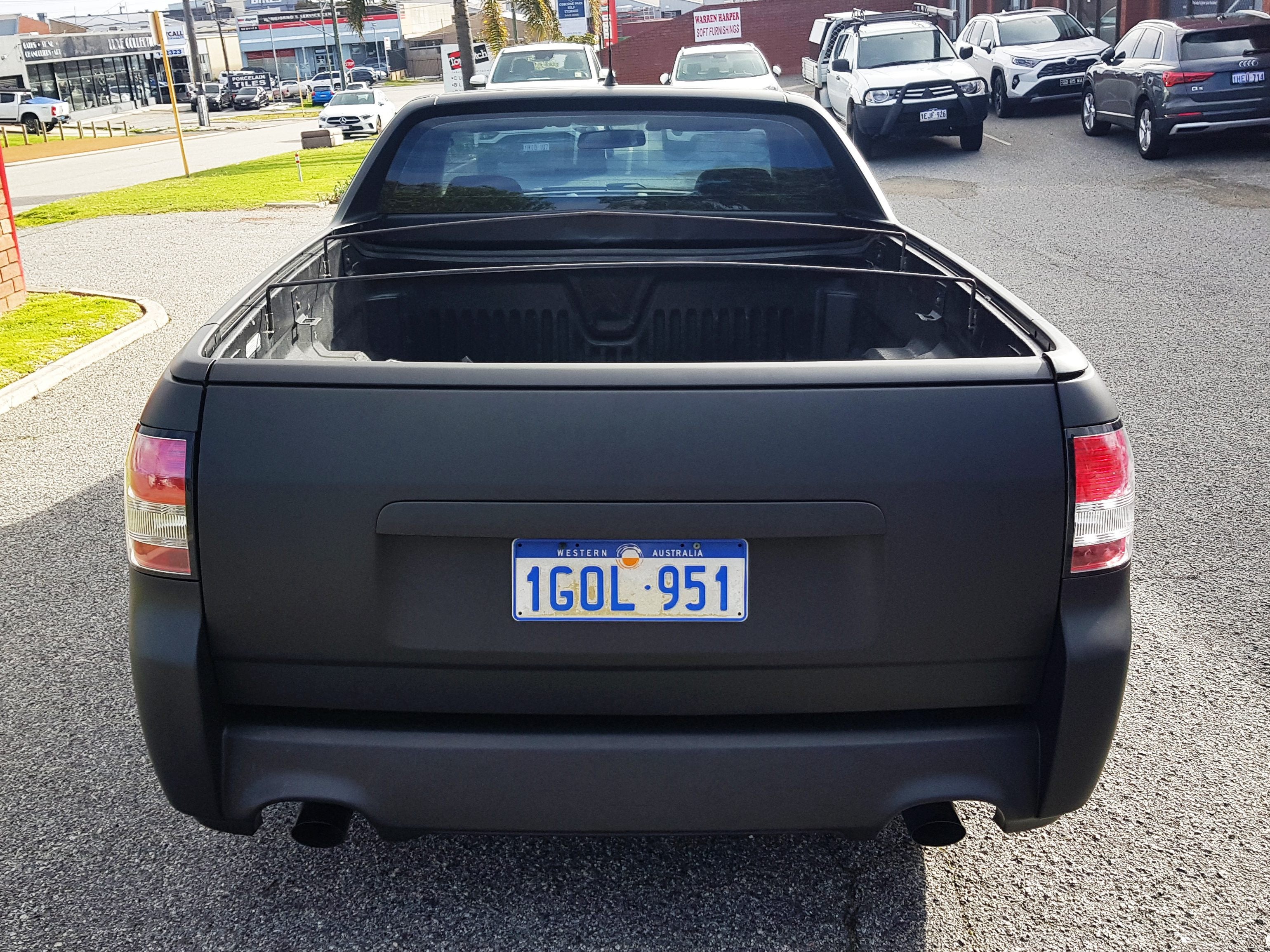 Holden Ute Matte Black Wrap