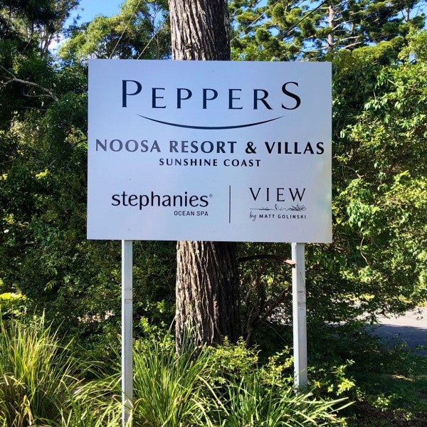 Elegant Entry Sign