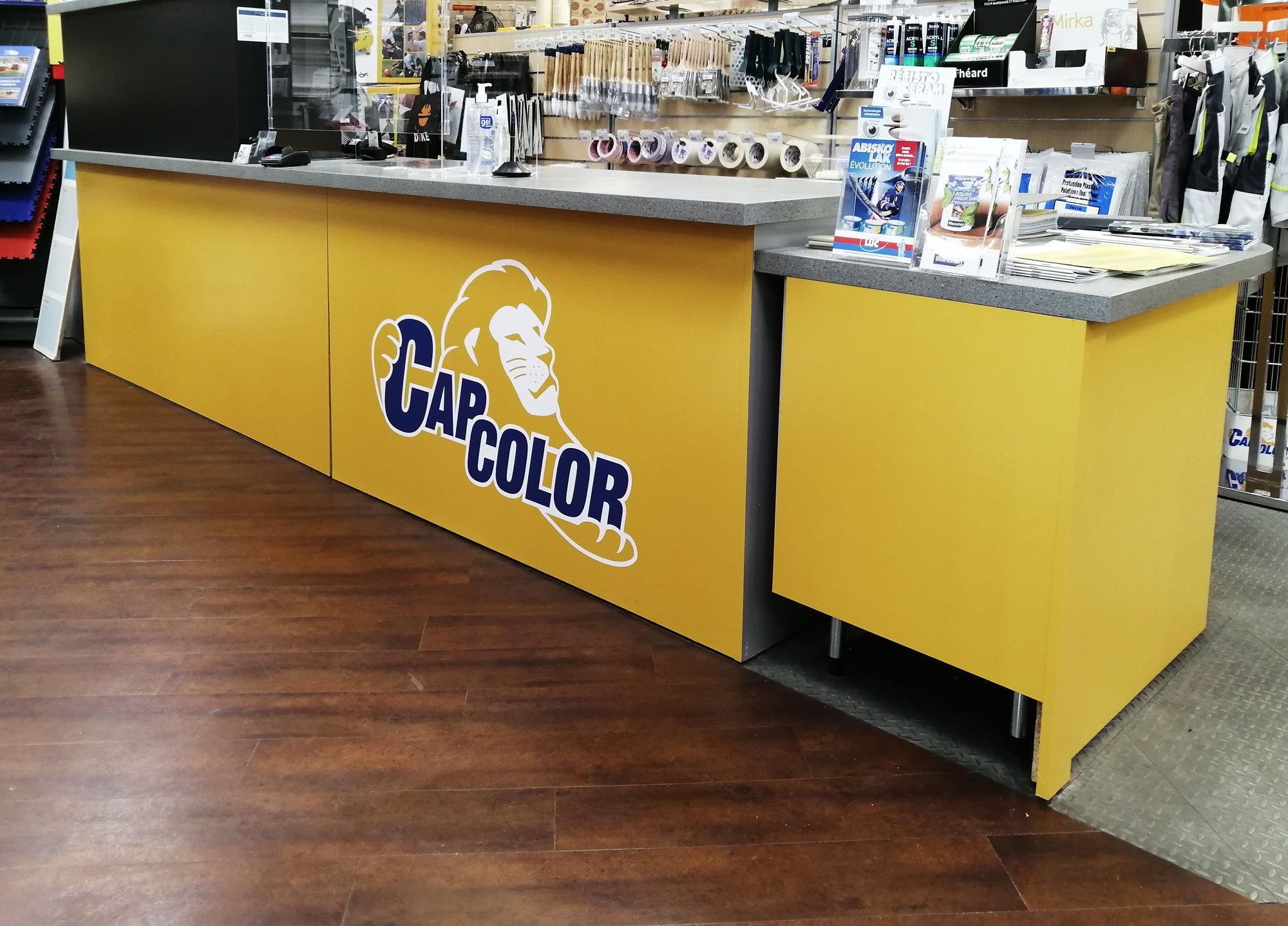 Décoration comptoir Cap Color - SIGNARAMA Grenoble