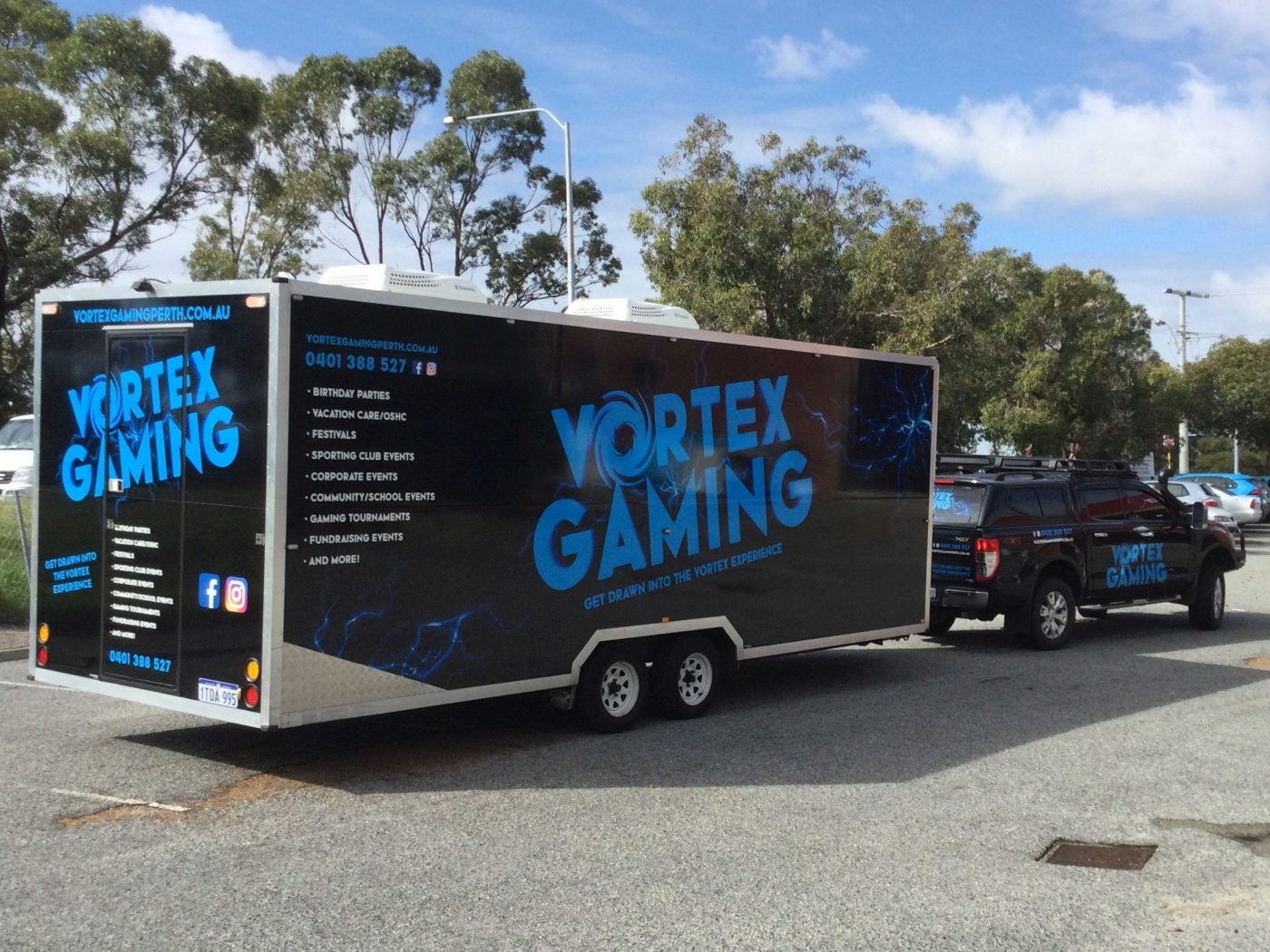 Vortex Gaming Trailer & Ute Wrap