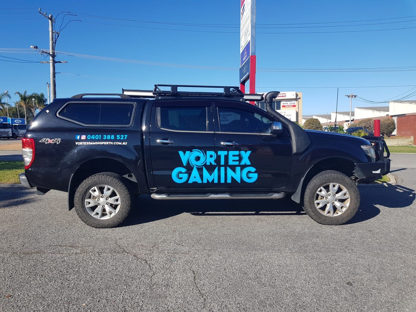 Vortex Gaming Trailer & Ute Wrap
