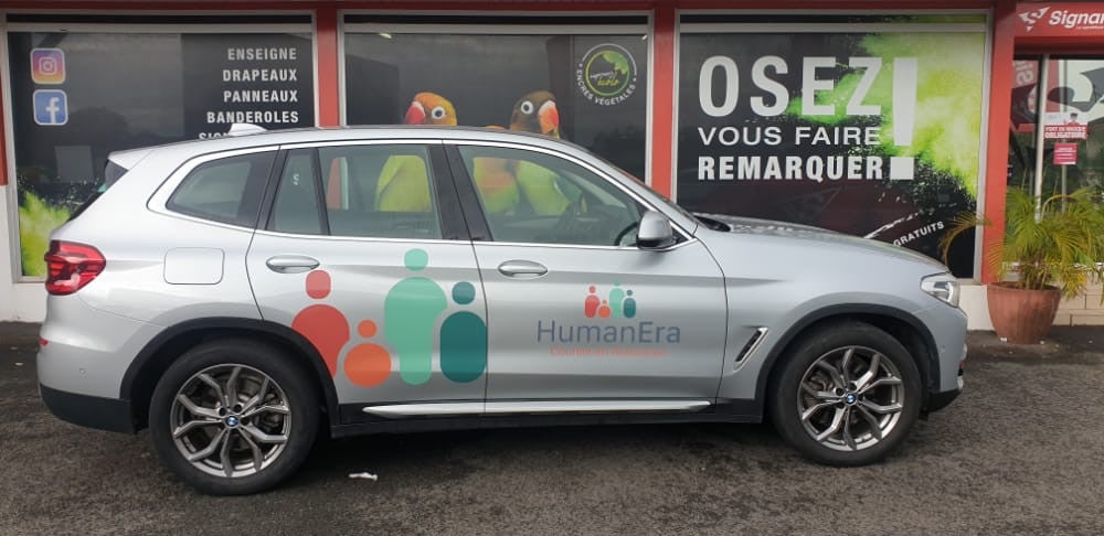 MARQUAGE VEHICULE HUMANERA GUYANE