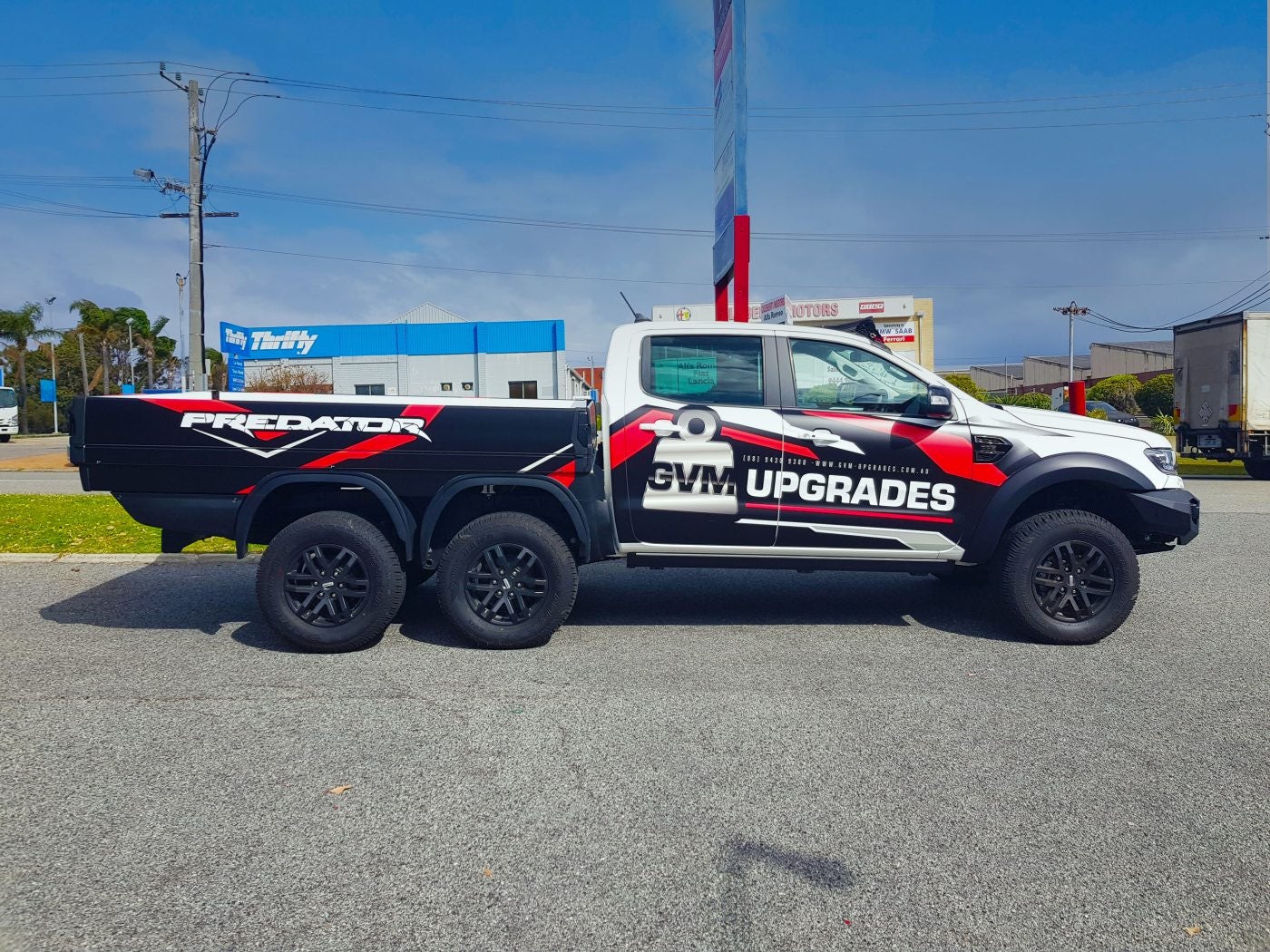 Cape Bouvard Technologies 6 Wheeler Truck Wrap