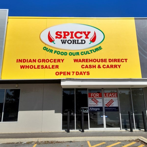 Spicy World Signage