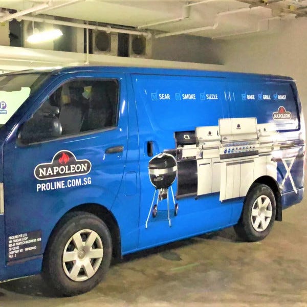 Van Wrap and Graphic for Proline by Signarama Eunos