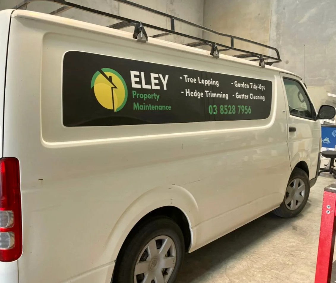 Vehicles Signage - Eley Property Maintenance