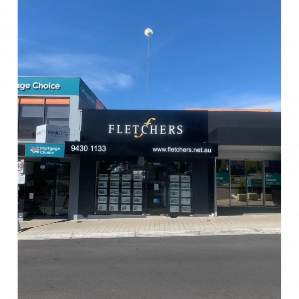 Awning & Fascia Signs - Fletchers Banyule - Rosanna.