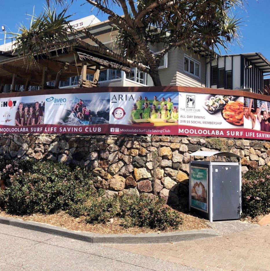 Mooloolaba Surf Lifesaving Club Sponsor Signage