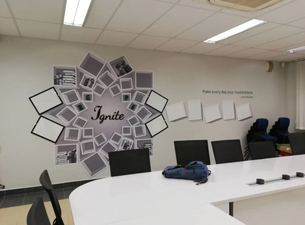 Wall stickers for Raffles Girls' Primary School by Signarama East Coast