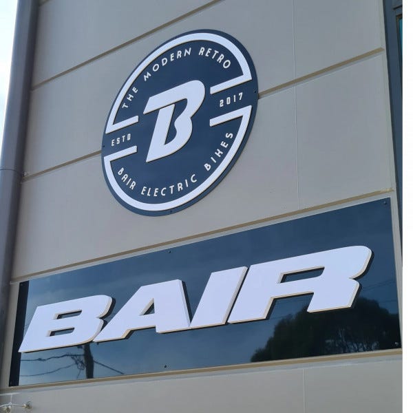 Bair Bikes Signage