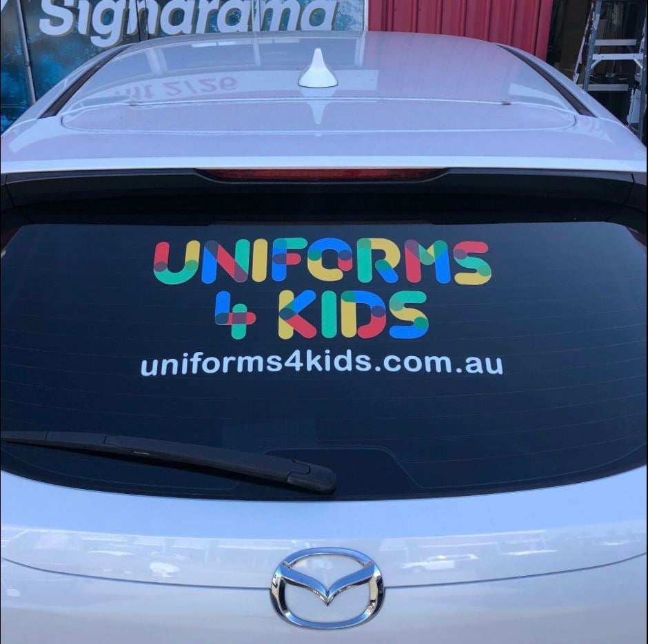 Uniforms 4 Kids Car Decal