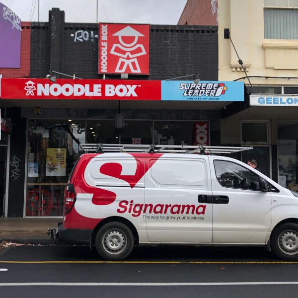Noodle Box Shop Front