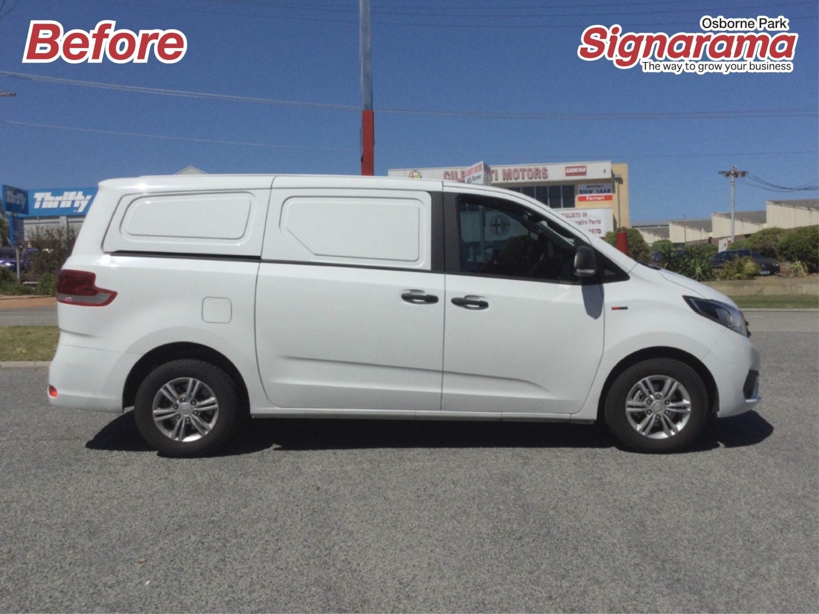 Premier Auto Paints Van Wrap