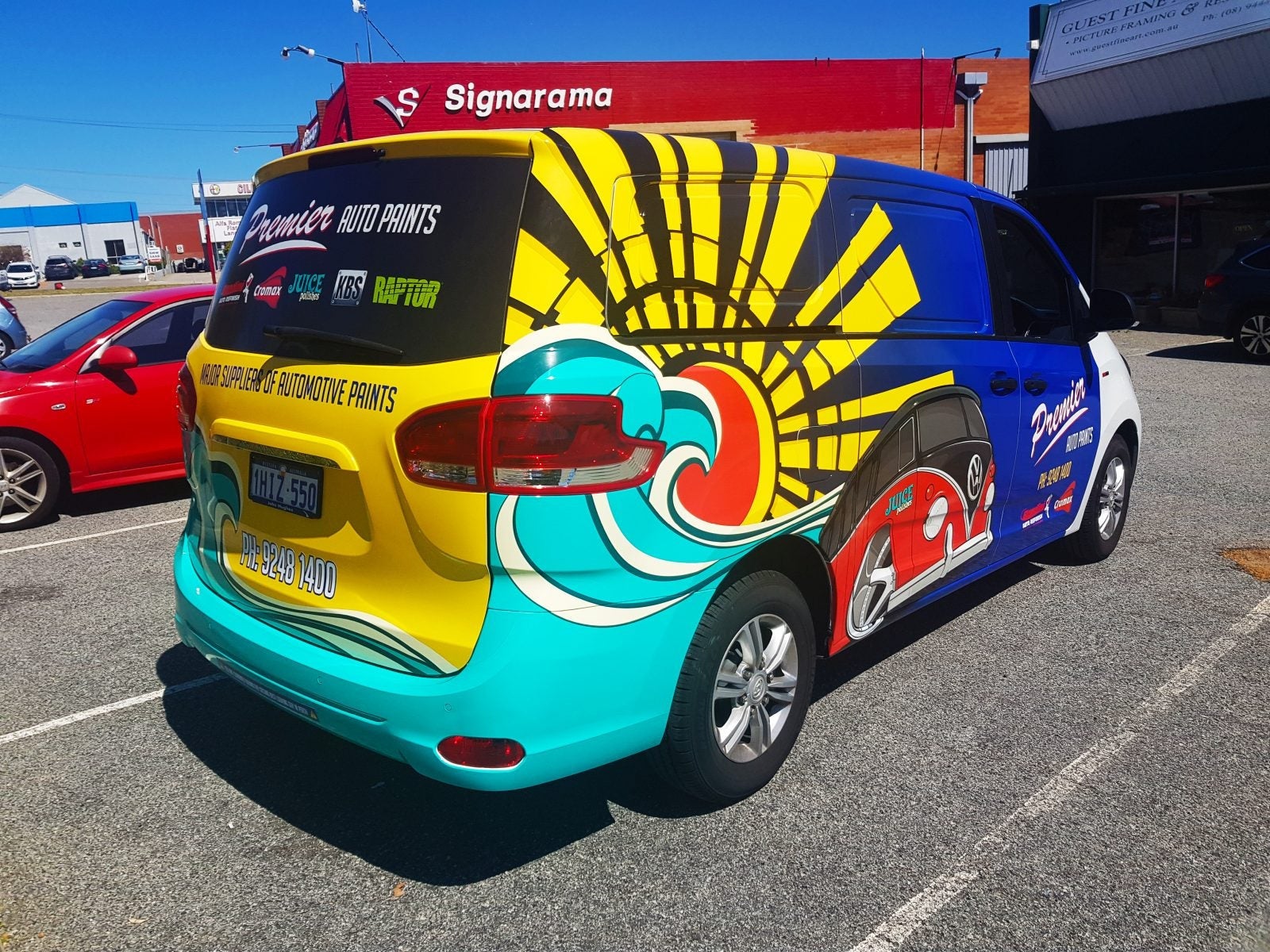 Premier Auto Paints Van Wrap