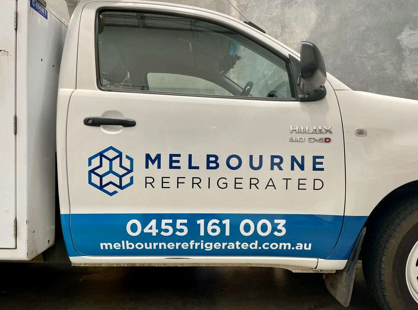 Vehicle Graphics - Melbourne Refrigerated.