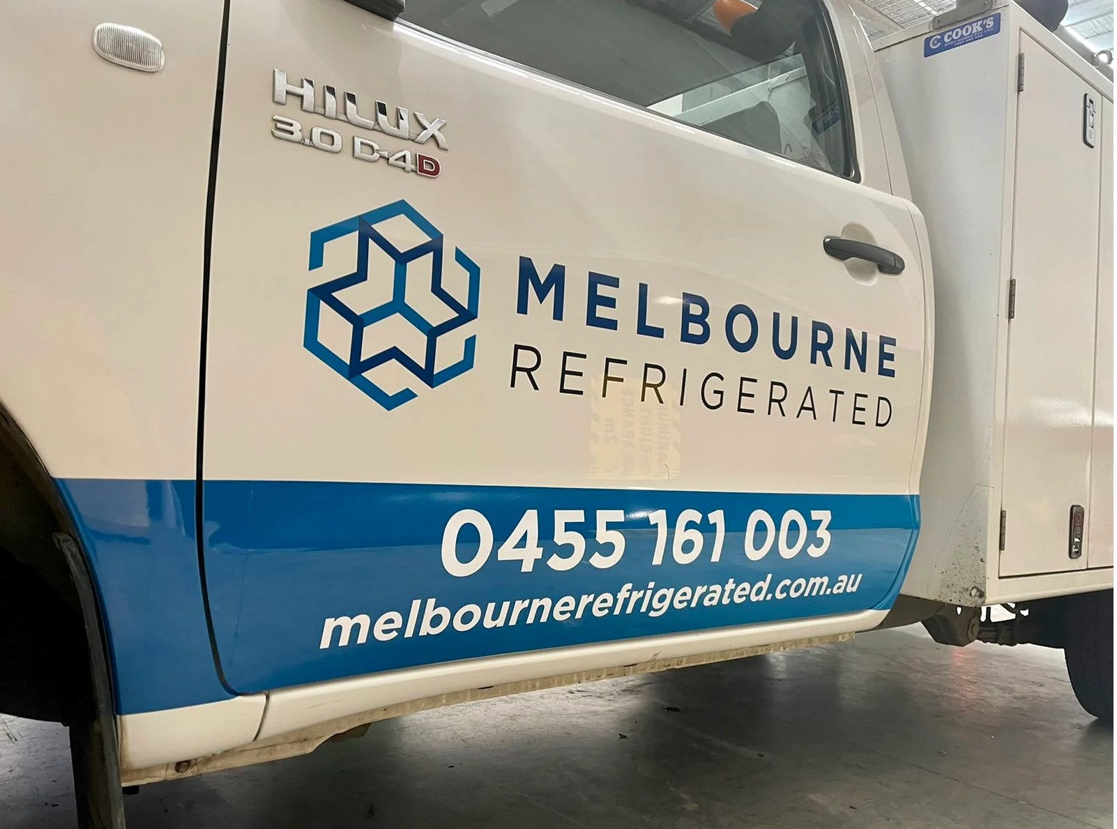 Vehicle Graphics - Melbourne Refrigerated.