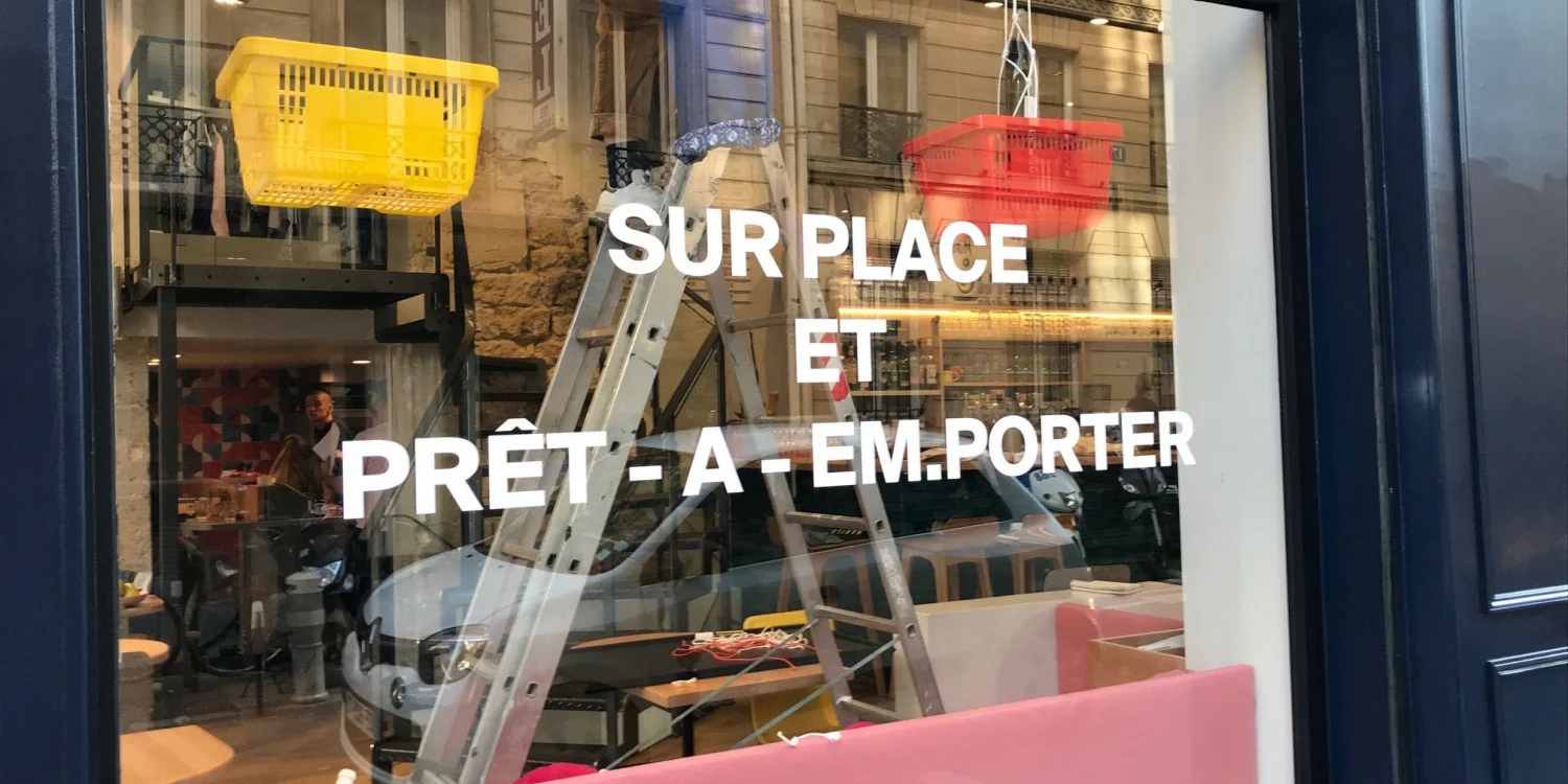 Stickers & Lettrage vitrine