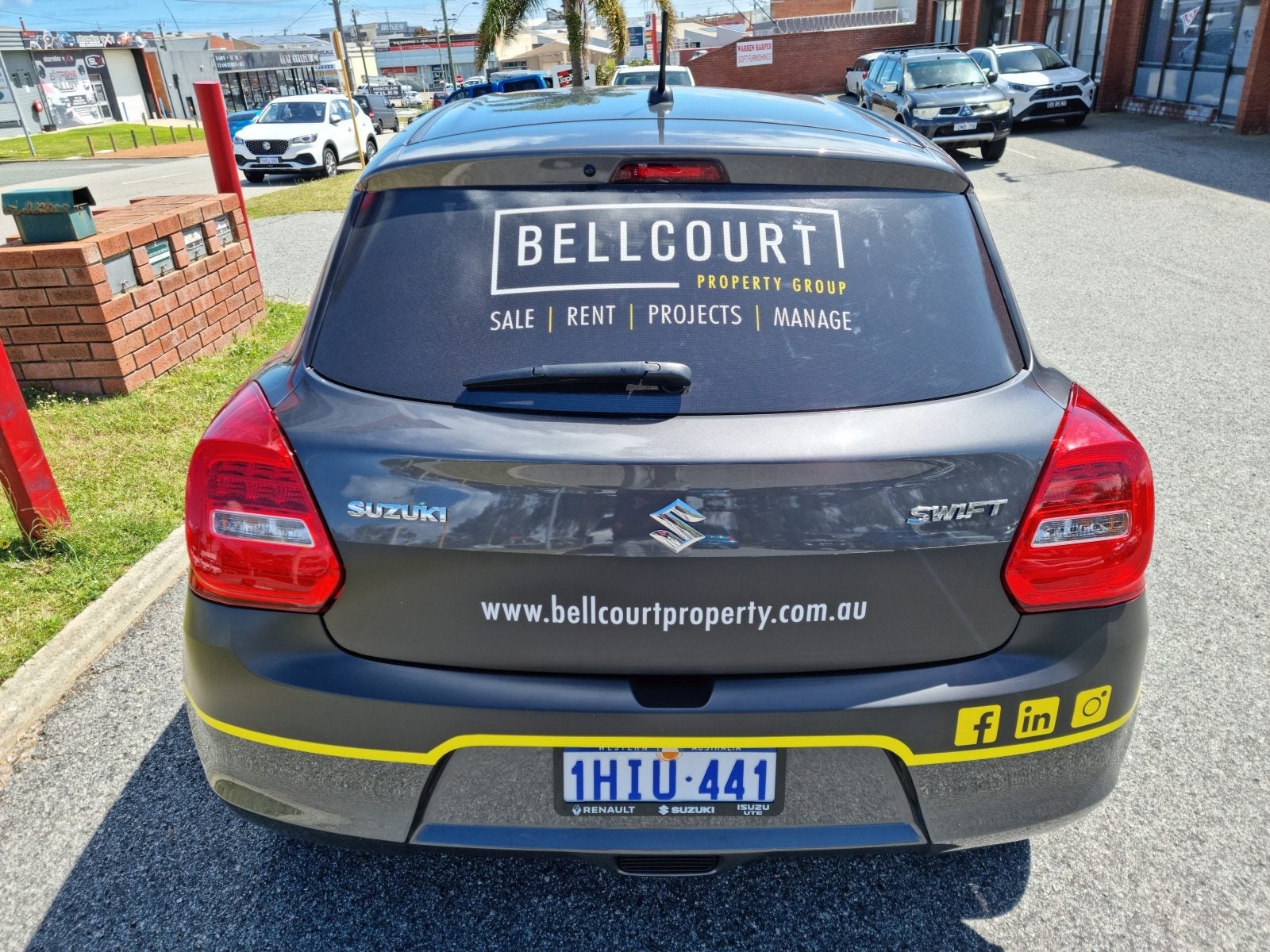 Bell Court Property Group Vehicle Wrap