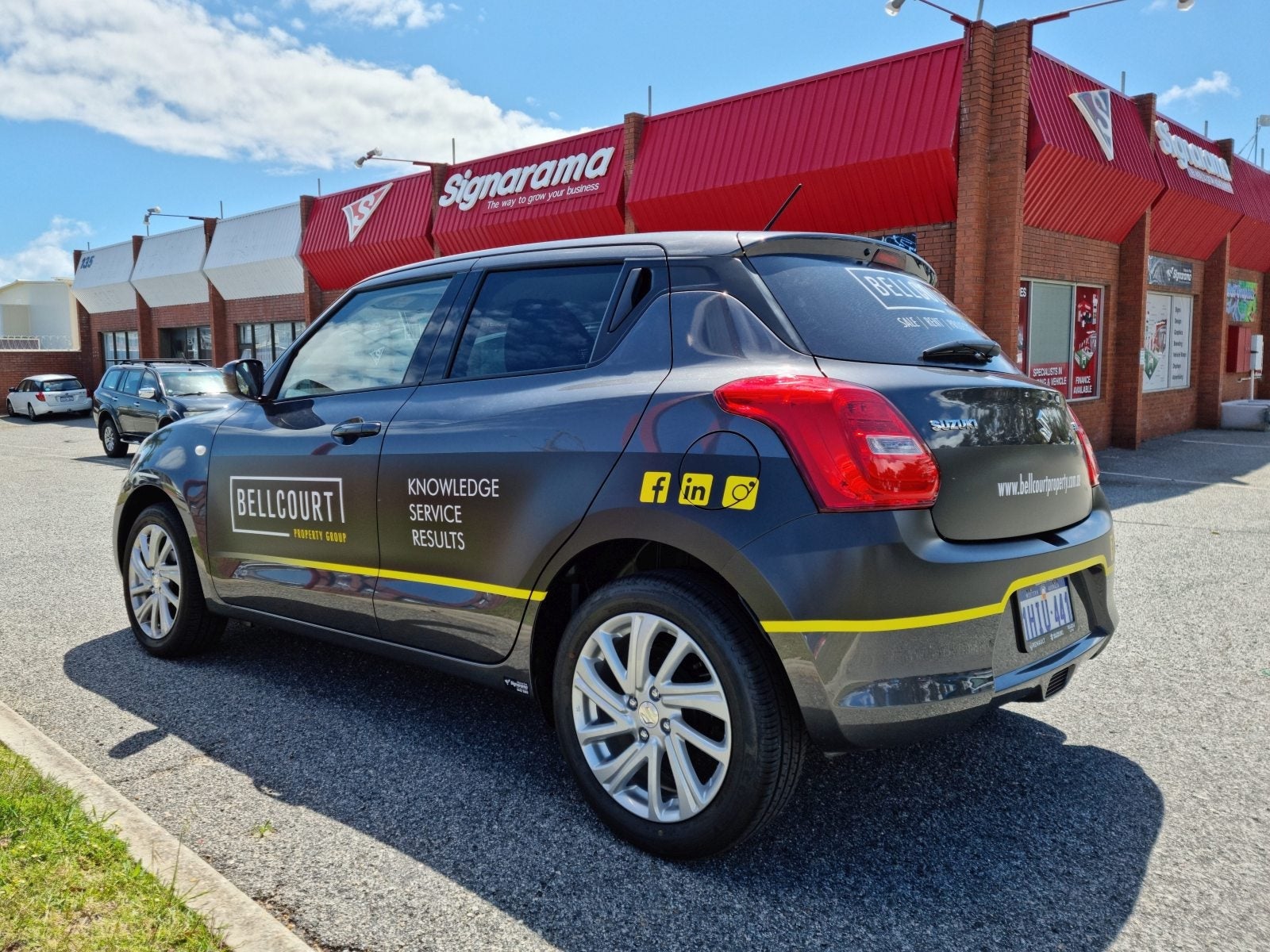 Bell Court Property Group Vehicle Wrap