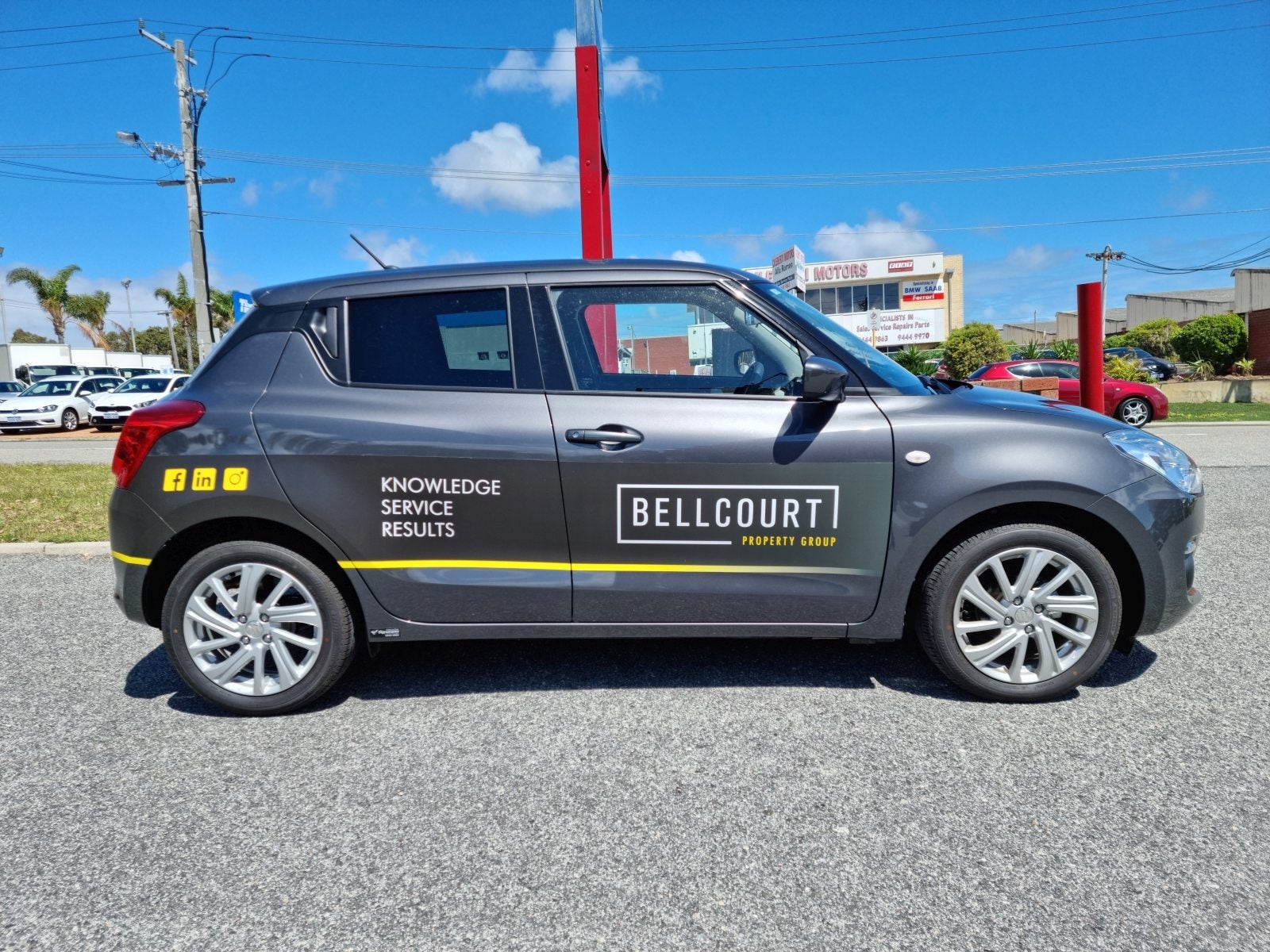 Bell Court Property Group Vehicle Wrap