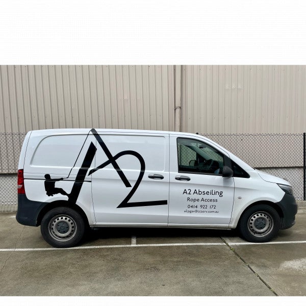 Van Signage - A2 Abseiling - Heidelberg West.