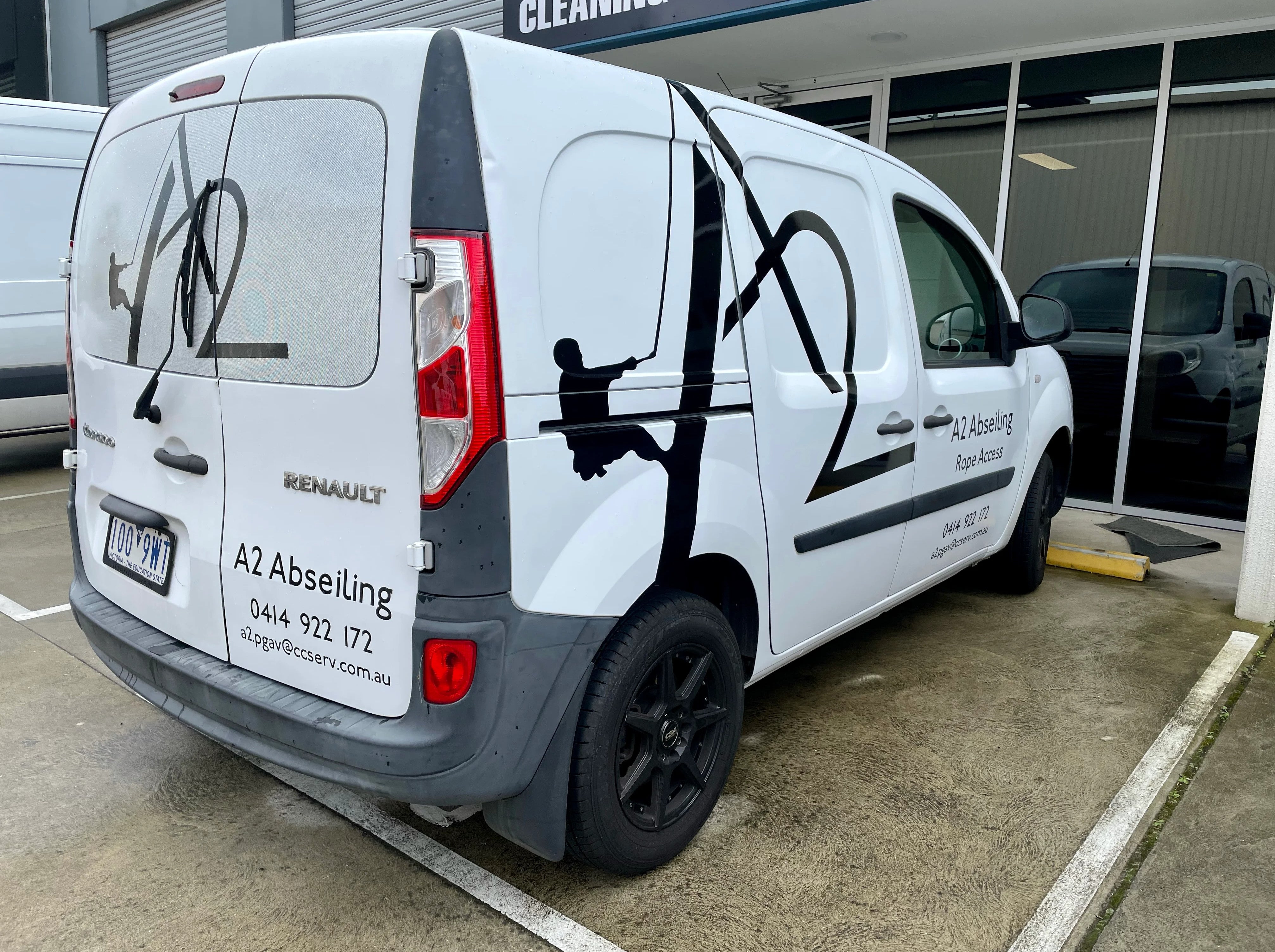 Van Signage - A2 Abseiling - Heidelberg West.
