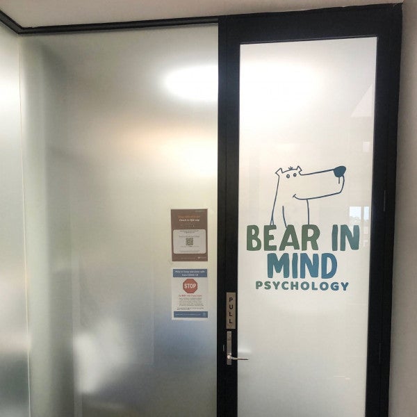 Bear In Mind Psychology Signage
