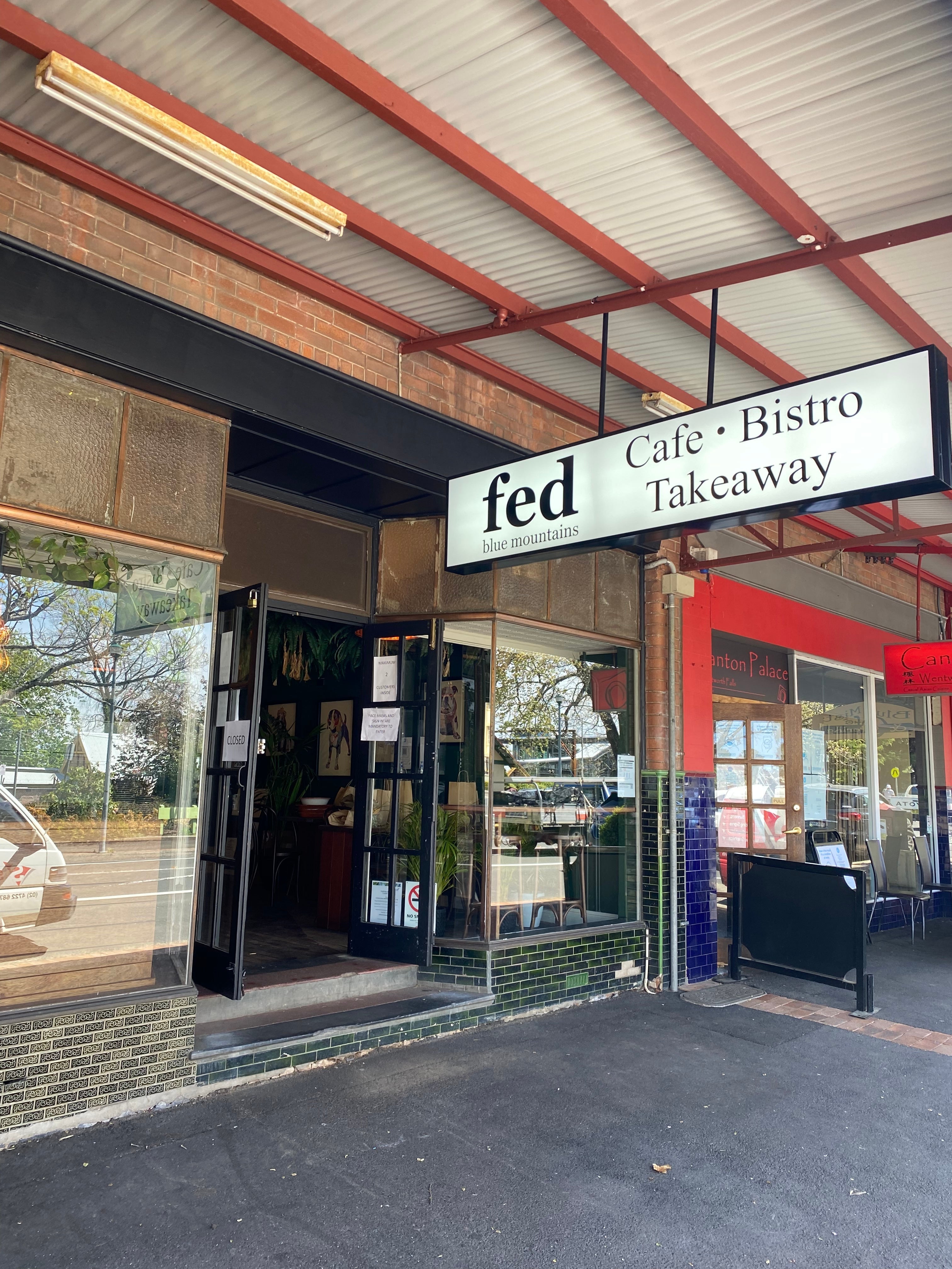 Updating Caffe Signage- For FED Blue Mountains- By Signarama Penrith