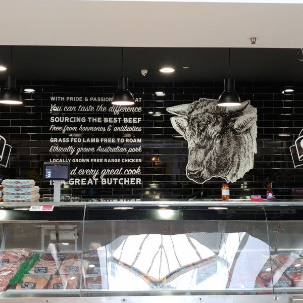 Wall Graphics for SA Gourmet Meats