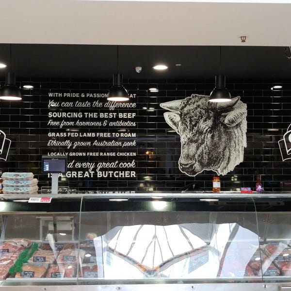 Wall Graphics for SA Gourmet Meats