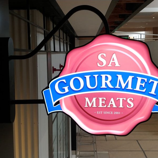Custom Lightbox for SA Gourmet Meats