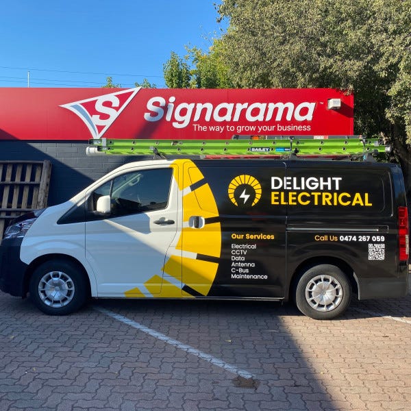 Vehicle Wrap for Delight Electrical