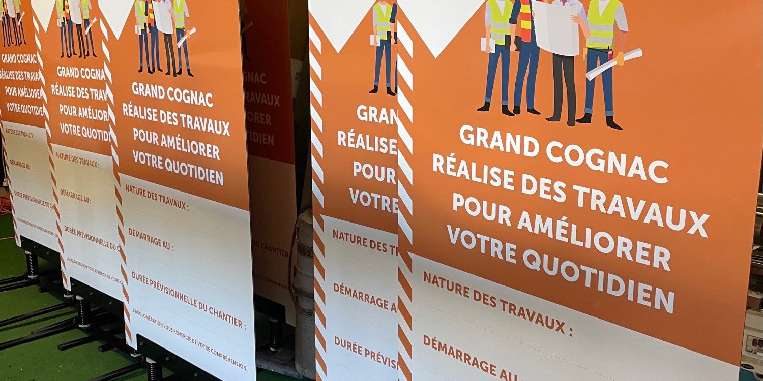 Panneaux de chantier