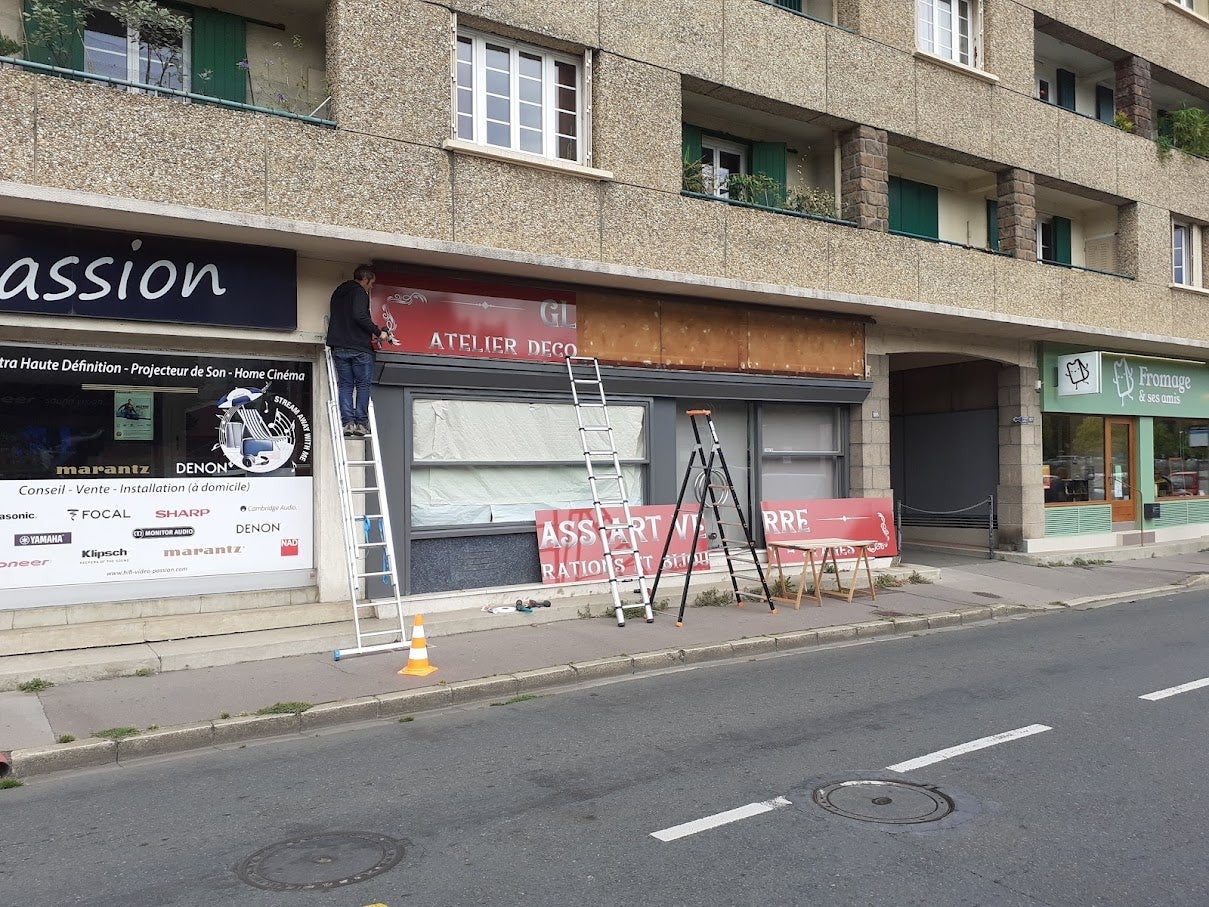 Nouvelle Enseigne pour Glass Art Verre installé sur Le Mans par Signarama Le Mans