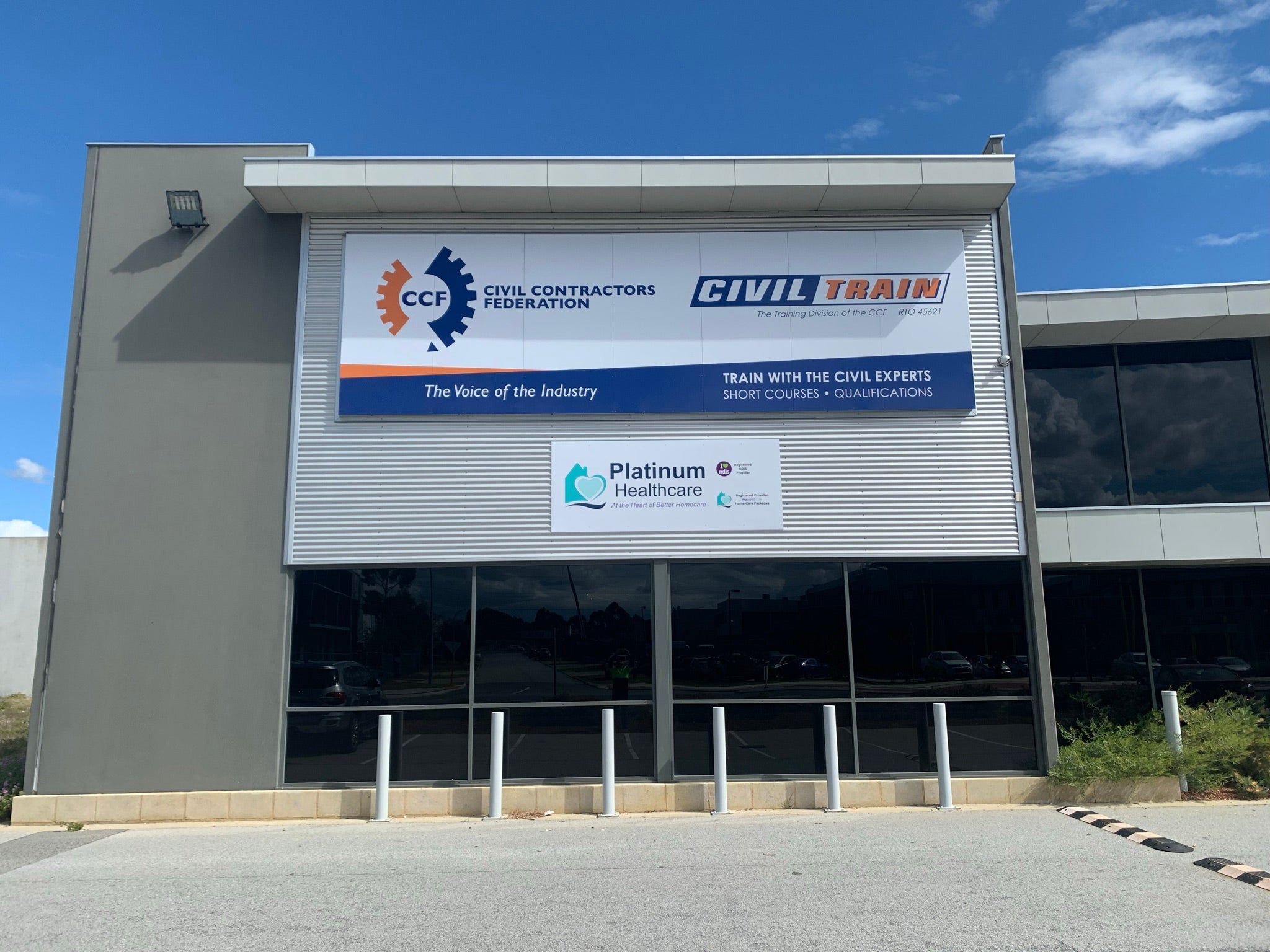 Front Fascia Signage - Civil Contractors Federation WA