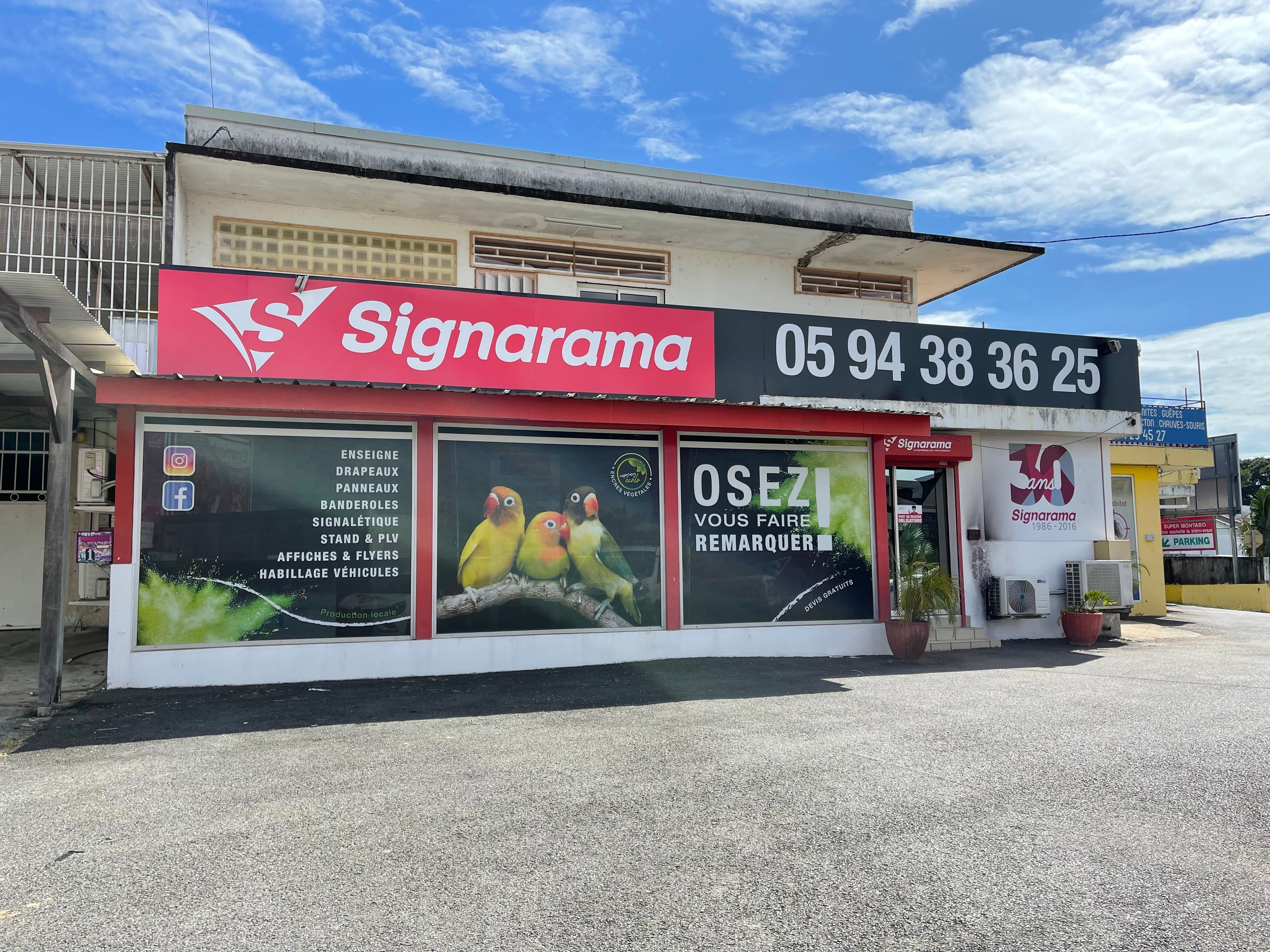 ENSEIGNE SIGNARAMA CAYENNE