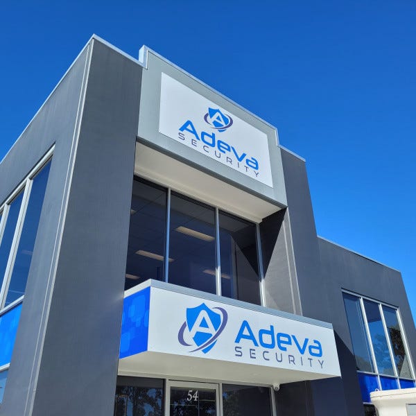 Adeva awning sign, fascia sign, window graphics by Signarama Helensvale