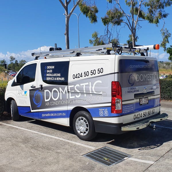 Domestic Aircon van wrap by Signarama Helensvale