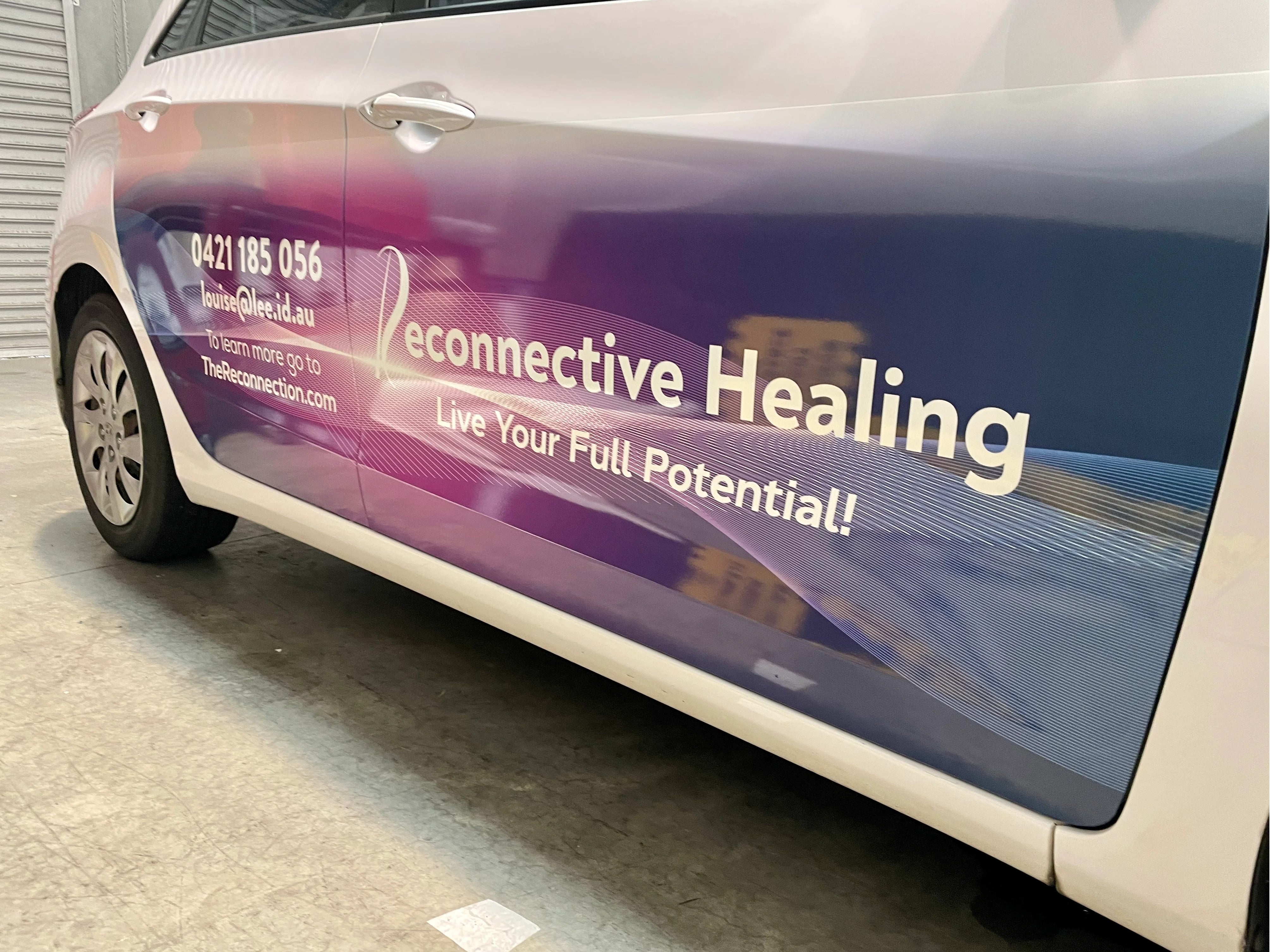 Vehicle Signage - Reconnective Healing