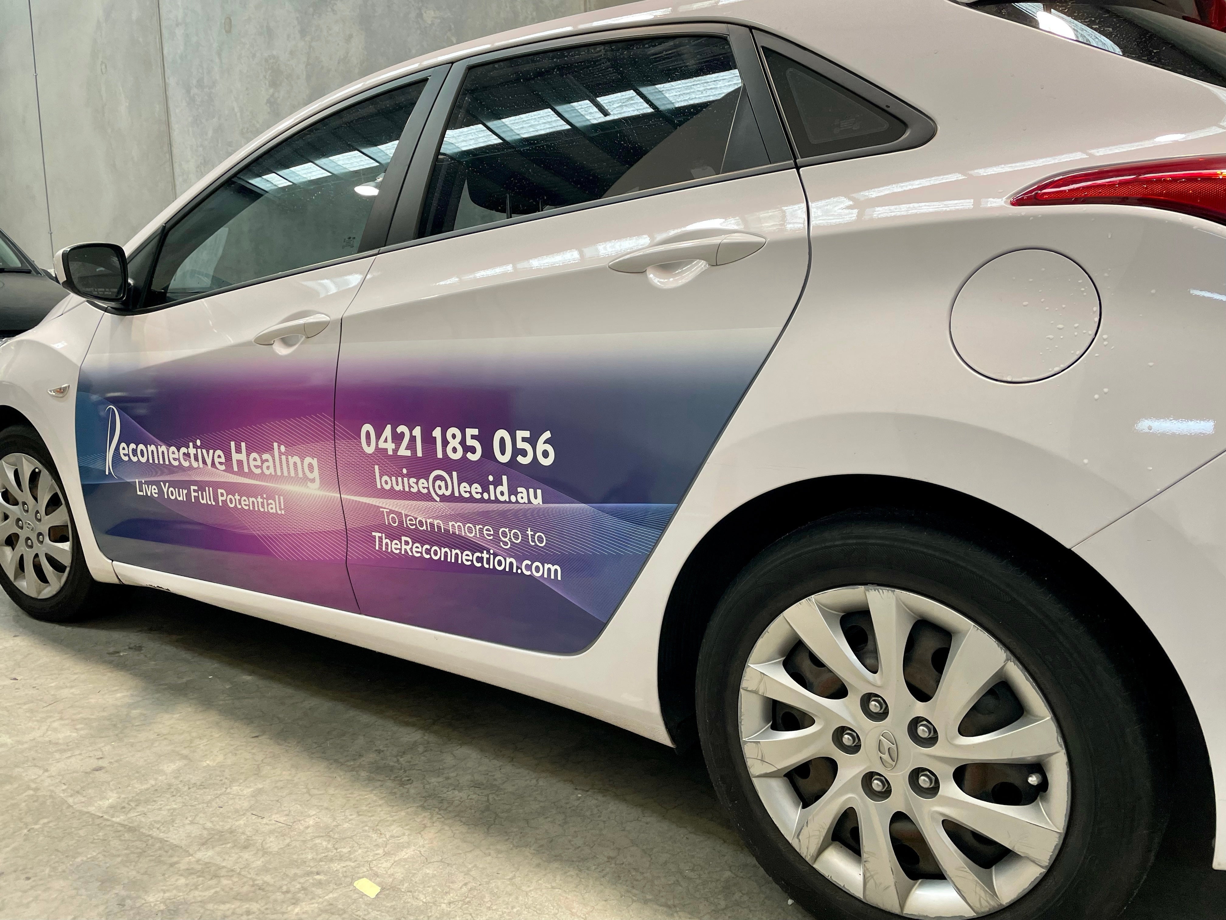 Vehicle Signage - Reconnective Healing