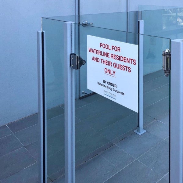 Pool Signage