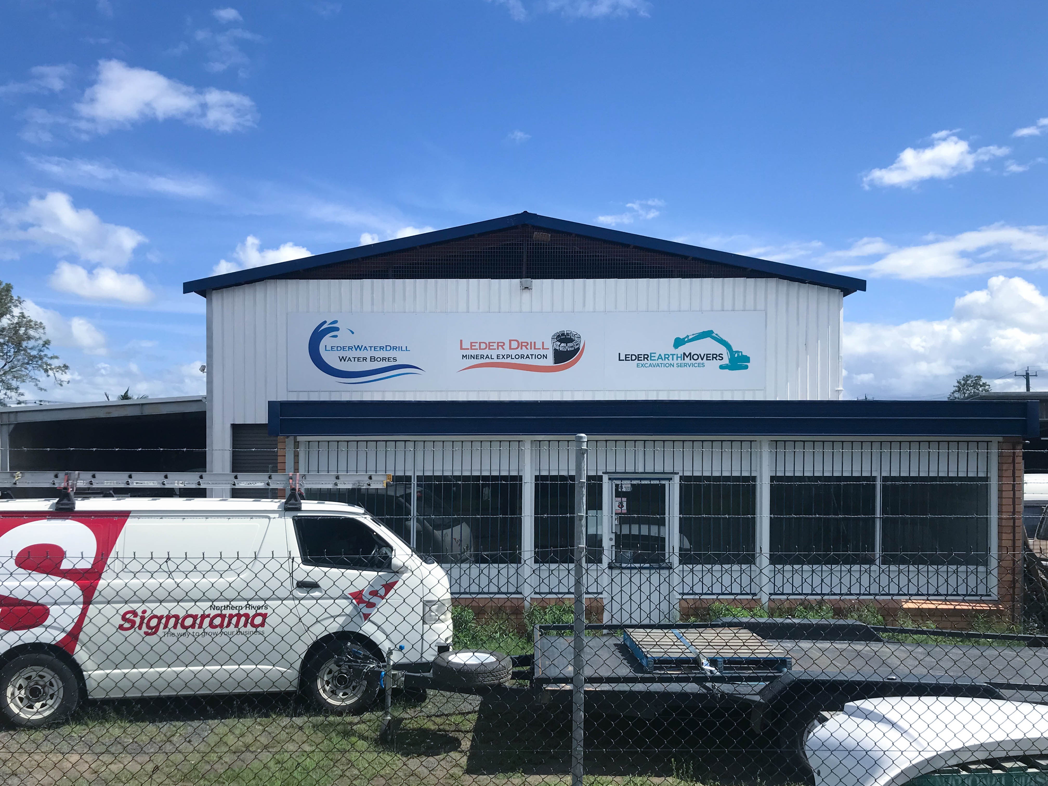 Leder Water Drill - Building Signage - ACM - Signarama Northern Rivers